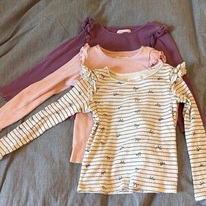 Jumping Beans Long Sleeve Tees - Purple, Pink, and White